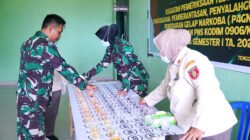 Cegah Penyalahgunaan Narkoba, Kodim 0906/Kkr Gelar Tes Urine Secara Berkala