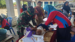 Babinsa Panggungasri Bersama Kader dan Bidan Desa Aktif Cegah Stunting Lewat Posyandu Balita