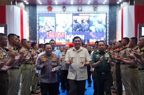 2.000 Capaja TNI-Polri Terima Pembekalan Patriotisme dari Menhan RI