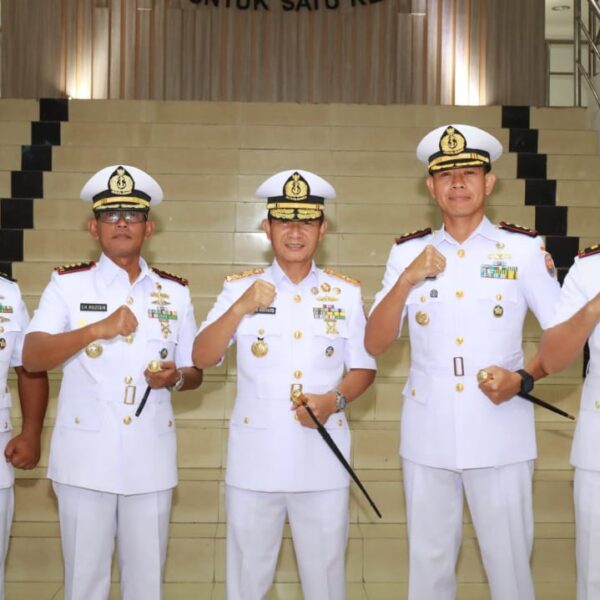 Lantamal XIV Sorong Gelar Sertijab dan Pengukuhan Jabatan Strategis
