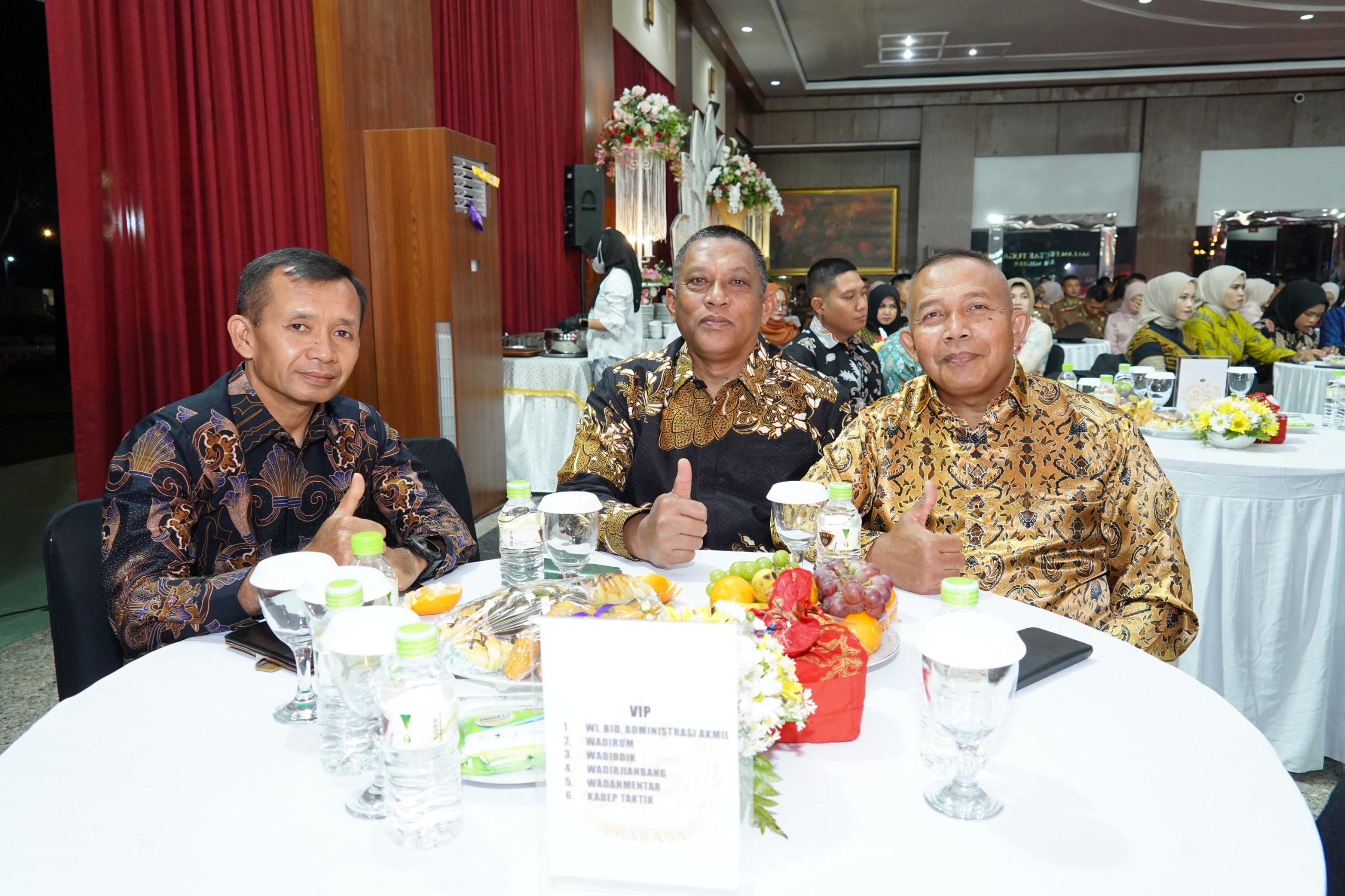 Malam Pengantar Tugas Taruna Tingkat Akhir Akmil, Gubernur Akmil : Junjung Integritas dan Jiwa Korsa