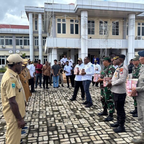 Kapolres Maybrat hadiri launching pembagian Dana Desa/Dana Kampung Tahap I Tahun Anggaran 2025