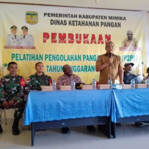 Babinsa Koramil 1710-06/Agimuga Menghadiri Pelatihan Pengolahan Pangan Lokal Di Distrik Agimuga Babinsa Koramil 1710-06/Agimuga Menghadiri Pelatihan Pengolahan Pangan Lokal Di Distrik Agimuga