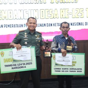 Ukir Prestasi, Kodim 1710/Mimika Raih 2 Kategori Juara Lomba TMMD Ke-124 TA 2025 Ukir Prestasi, Kodim 1710/Mimika Raih 2 Kategori Juara Lomba TMMD Ke-124 TA 2025