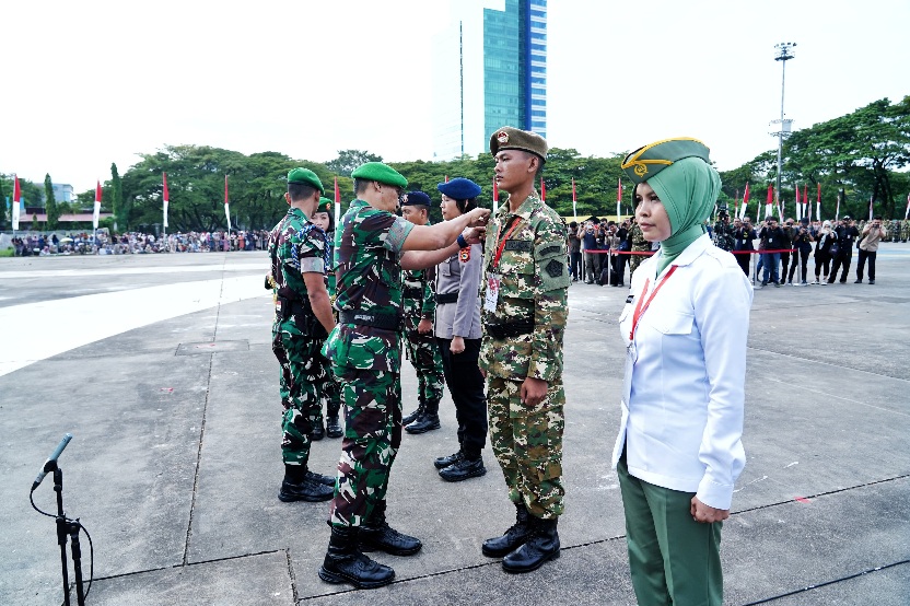 Penutupan SPPI Batch-3 Kolat XIII Makassar : Perkuat Pertahanan Negara dan Wujudkan SDM Unggul Menuju Indonesia Emas 2045