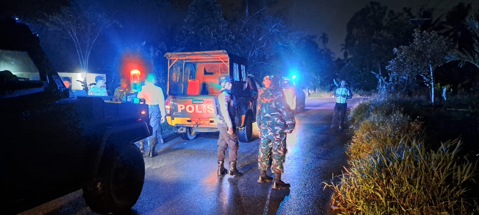 Kodim 1710/Mimika dan Polres Mimika Gelar Patroli Gabungan, Jaga Stabilitas Keamanan Wilayah