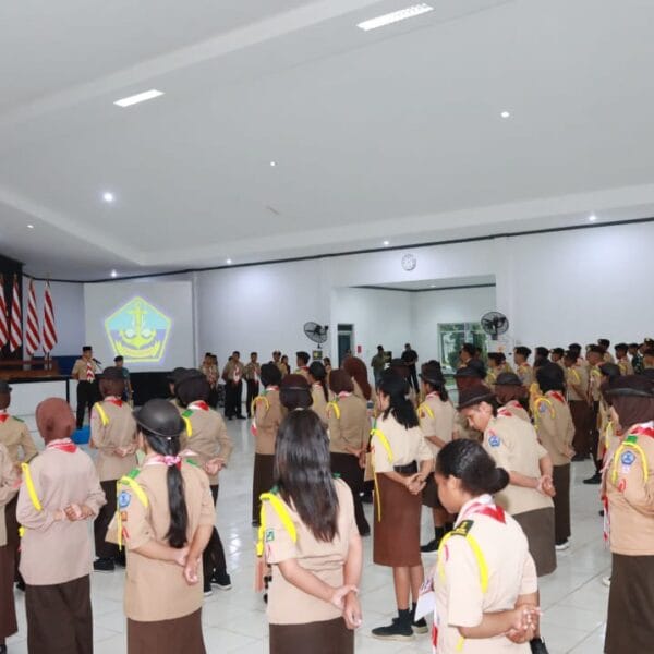 Bangun Karakter Generasi Muda Maritim, Lantamal XIV Buka Latihan Dasar Saka Bahari Tahun 2025