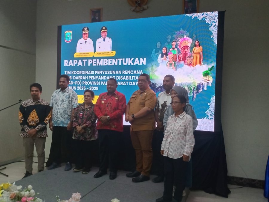 Sorong Jadi Tuan Rumah Rapat Pembentukan Tim Penyusunan Rencana Aksi Daerah Penyandang Disabilitas Papua Barat Daya