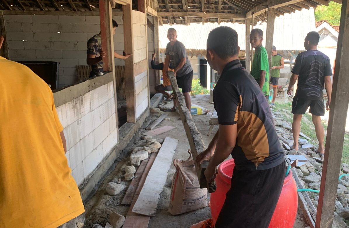 TMMD 125 Bojonegoro Realisasikan Peningkatan Kualitas Aladin Rutilahu