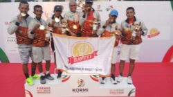 Papua Barat Daya Raih Emas di FORNAS VIII, Tim BAVETI Bersinar di Lapangan Tenis