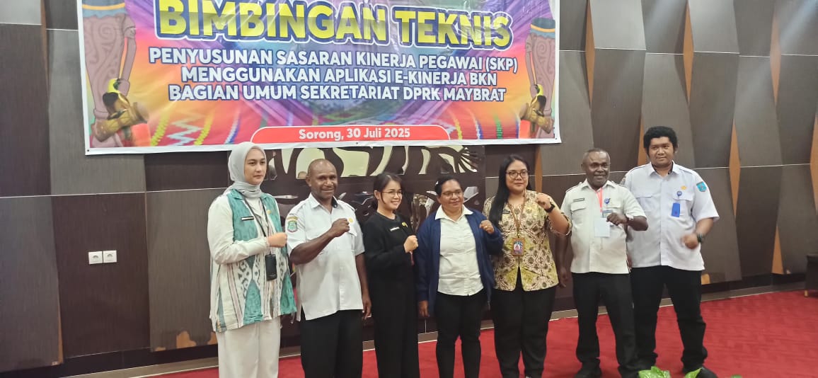 Bintek SKP E-Kinerja Resmi Ditutup, DPRK Maybrat Siap Tingkatkan Profesionalisme ASN