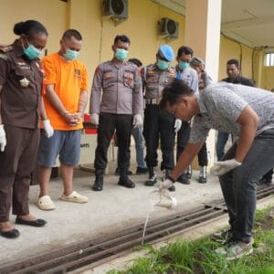 Empat Kasus Narkotika Diungkap, Polda Papua Barat Musnahkan Barang Bukti di Hadapan Tersangka
