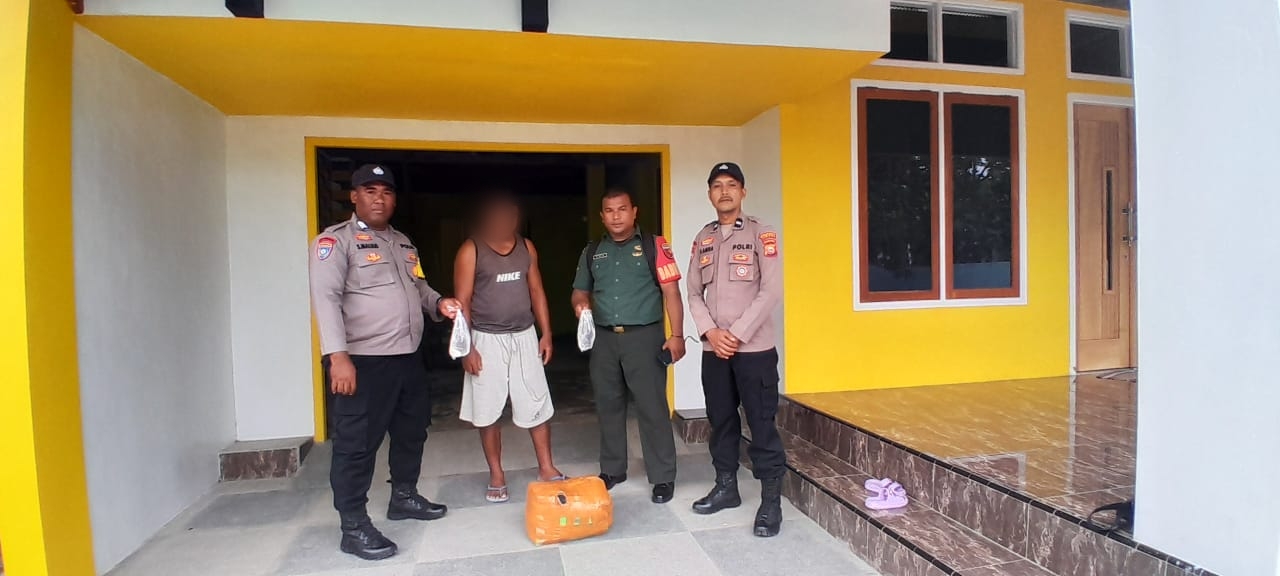 Perangi Miras, Babinsa dan Polsek Gerebek Lokasi Penyimpanan Cap Tikus
