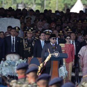 Panglima TNI Hadiri Peringatan Hari Bhayangkara ke-79 di Silang Monas