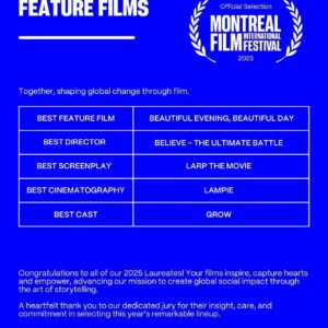 Film Believe Raih Juara Kategori Best Director di Festival Film Internasional Montreal 2025