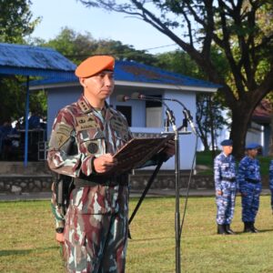 Lanud Sultan Hasanuddin Gelar Upacara 17-an Rutin Setiap Bulan