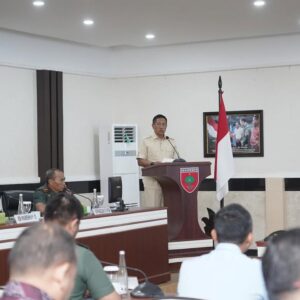 Danwing Udara 5 Hadiri Entry Meeting Satgas Penatausahaan Pemanfaatan BMN Kemhan dan TNI