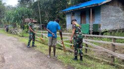 Peduli Lingkungan, Satgas Yonif 312/KH Turun Tangan di Rawabiru