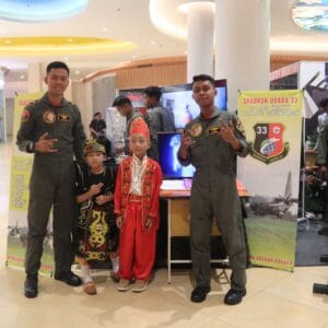 Meriahkan HUT Ke-80 Republik Indonesia, Lanud Sultan Hasanuddin Gelar Pameran Alpalhankam di Trans Studio Mall