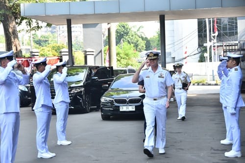Bakamla RI Terima Courtesy Call Komandan Maritime Border Command Australia