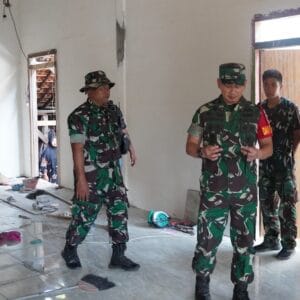 Dansatgas TMMD 125 Bojonegoro Cek Sasaran Pembangunan Rutilahu