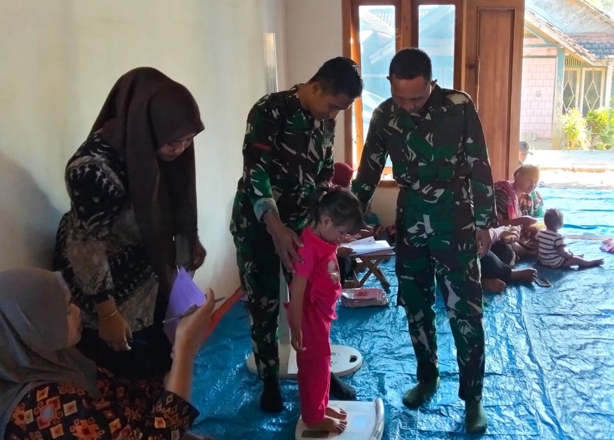 TMMD 125 Bojonegoro, Kolaborasi Bersama Turunkan Angka Stunting