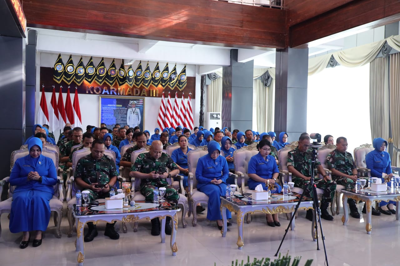 Pangkoarmada III dan Ketua DJA III Gelar Tatap Muka Bersama Anggota Jalasenastri: Wujud Apresiasi dan Penguatan Peran Strategis Istri Prajurit