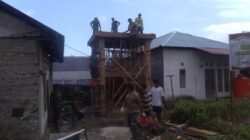 Sumur Bor dan Tower Air Bersih Kamanglale Hampir Rampung, Satgas TMMD 125 Kodim 1506/Namlea Dibantu Masyarakat