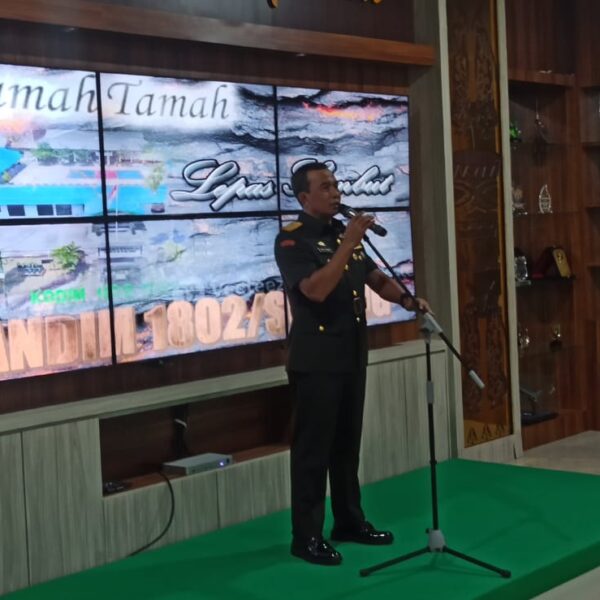 Danrem 181/PVT Tegaskan Dukungan Penuh Program Makan Bergizi Nasional di PBD