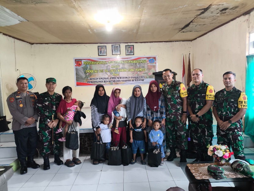 Tim Wasev Tinjau TMMD 125 Kodim 1506/Namlea Kabupaten Buru Selatan