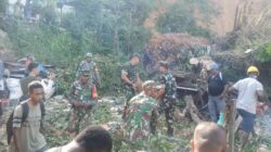 Luar Biasa!! Baru Sehari jabat, Dandim 1802 Sorong Langsung Turun Bantu Korban Longsor