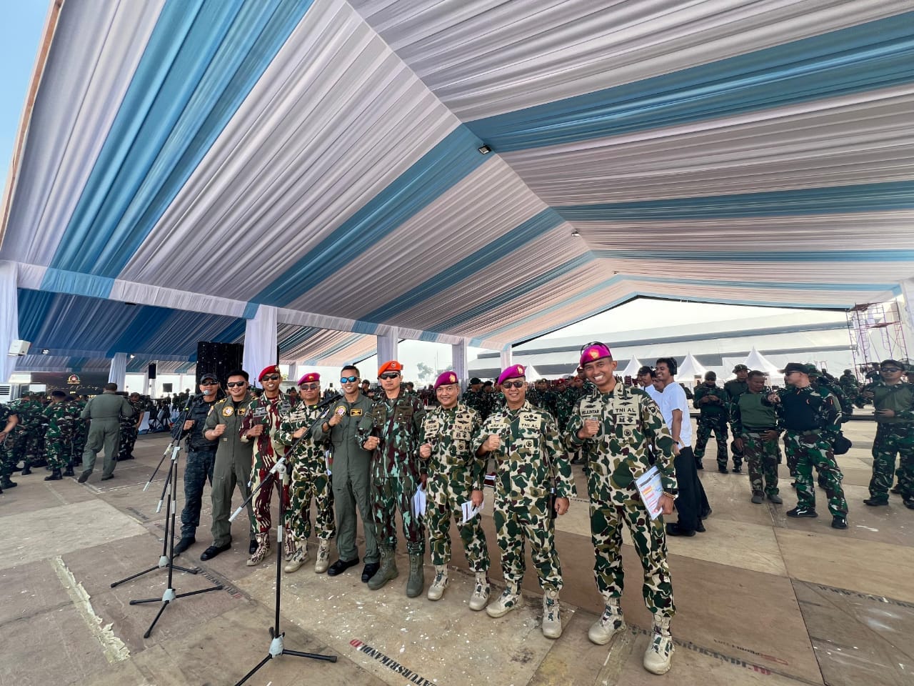 Letkol (Mar) Helilintar Setyojoyo Laksono Danyonif 2 Marinir Pimpin Demonstrasi Taktis, Tunjukkan Profesionalisme Prajurit di Geladi Gelar Pasukan
