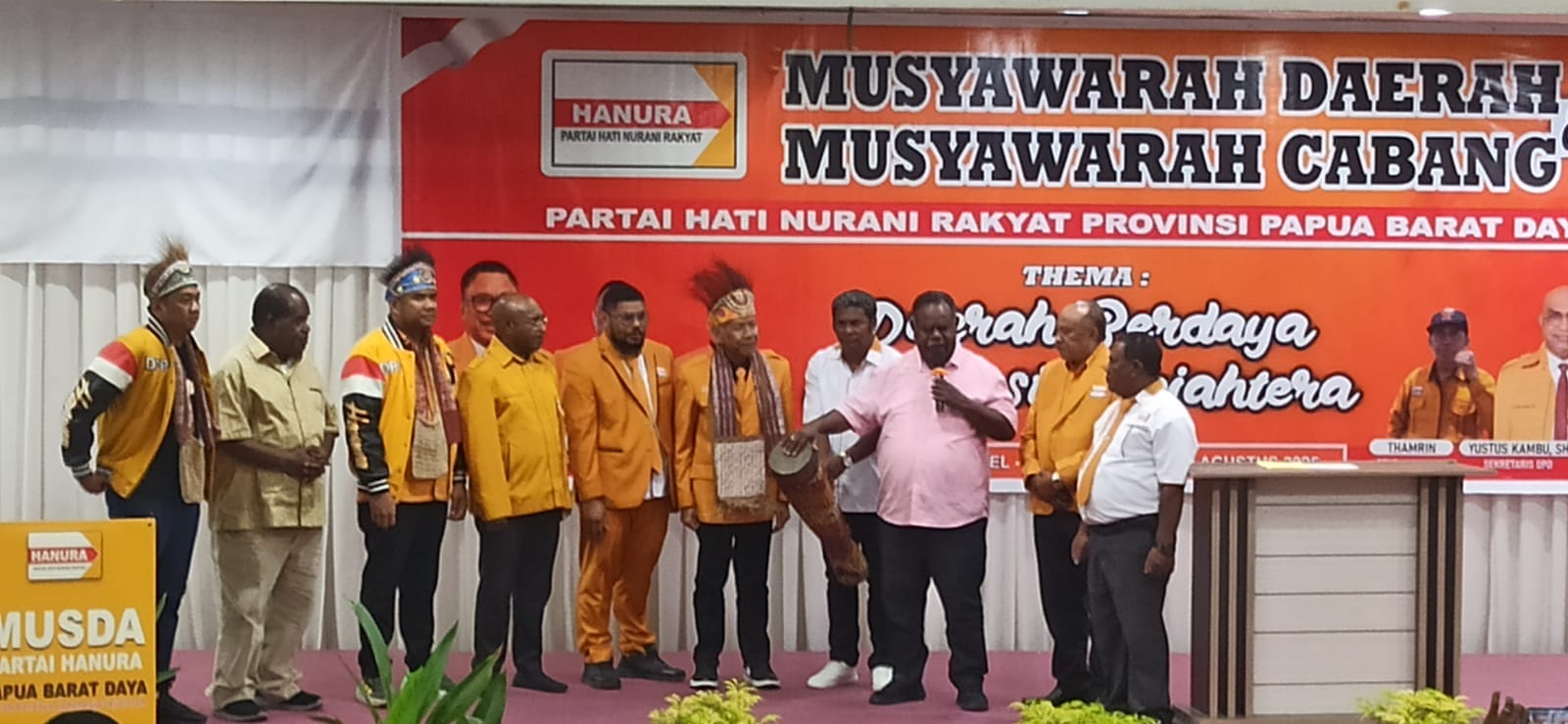 Musyawarah Daerah Partai Hanura PBD Kota Sorong Resmi Dibuka, Tekankan Tema Daerah Berdaya, Indonesia Sejahtera