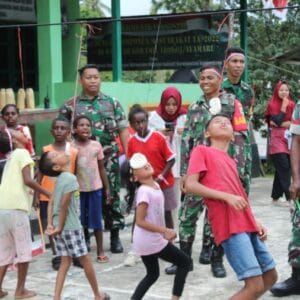 Meriahkan HUT kemerdekaan RI Ke-80 Kodim Maybrat Gelar Berbagai Lomba