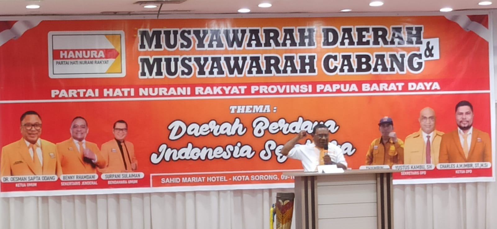 Partai Hanura Papua Barat Daya Gelar Musyawarah Daerah, Targetkan Kemenangan dan Kesejahteraan