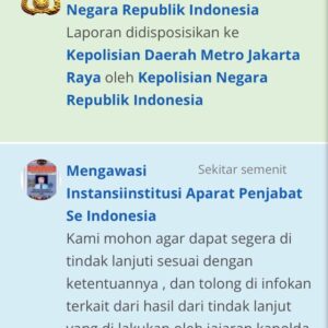 Laporan SP4N #9261593: Dugaan Pelanggaran Etik di Polres Jakut Disorot Aliansi Indonesia