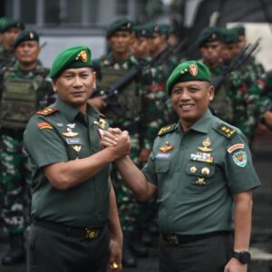 Penyambutan Pangdam III/Slw, Mayjen TNI Kosasih, S.E