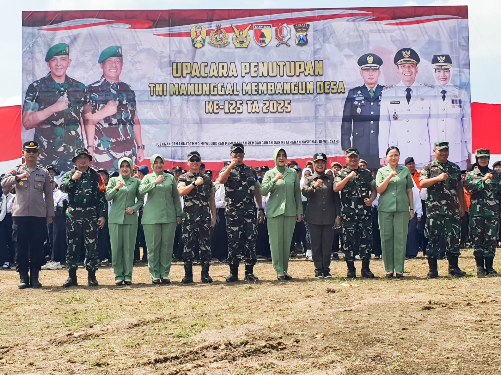 TMMD 125 Bojonegoro di Desa Soko Resmi Berakhir