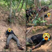 Leher Terikat Tali, Mayat Pria Ditemukan di Hutan Desa Jembatan Gantung