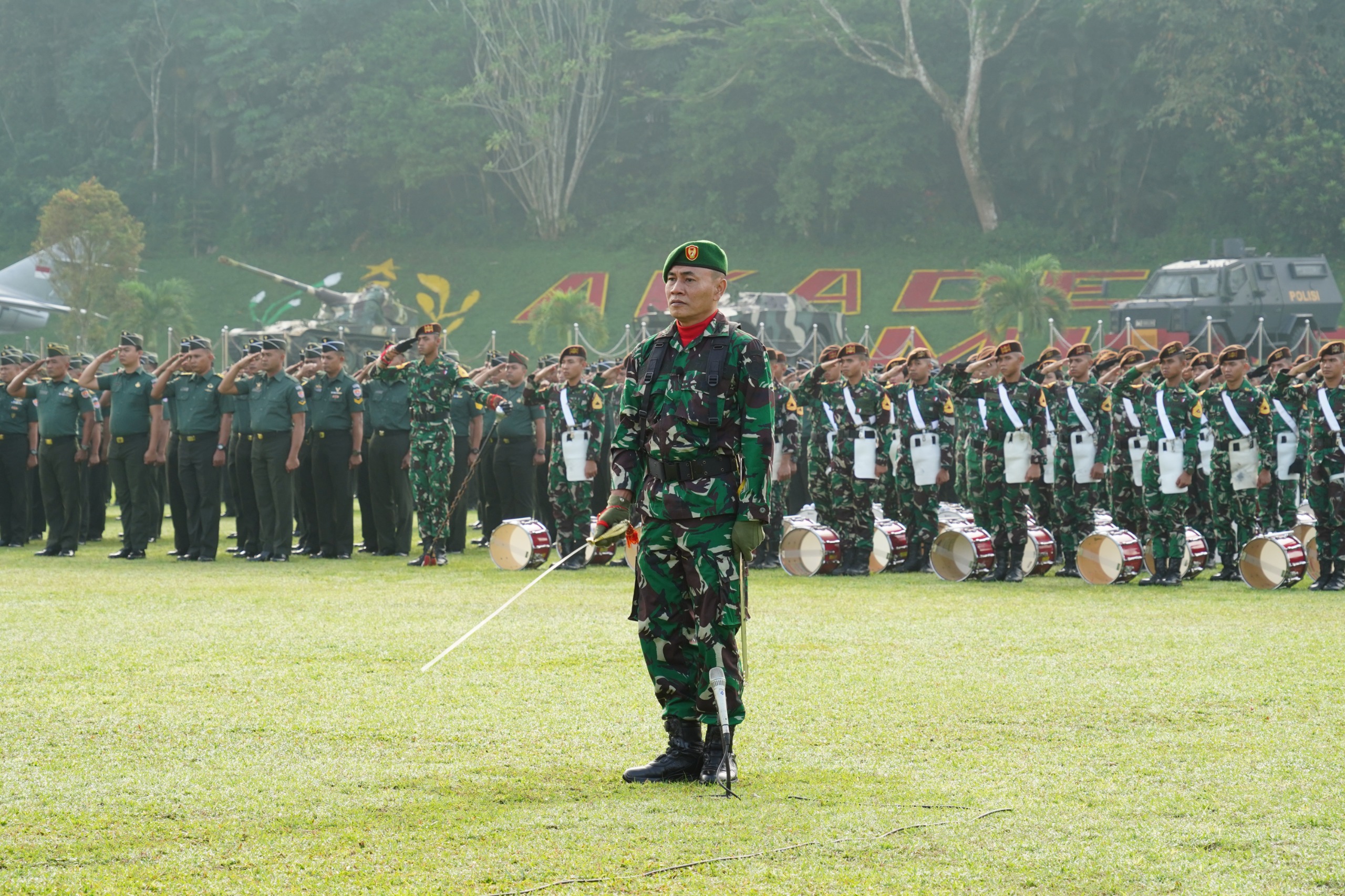 Danmentar Akmil Pimpin Upacara Bendera Minggu Terakhir Bulan Agustus 2025