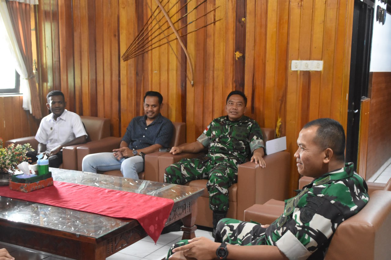 Dandim 1710/Mimika Terima Kunjungan Silaturahmi Kepala Koordinator SPPI Wilayah Papua Tengah Program MBG