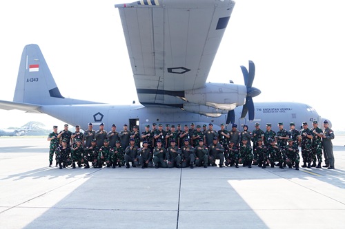 Perkuat Misi Bantuan Kemanusiaan Gaza, 1 Pesawat Hercules A-1343 Diberangkatkan