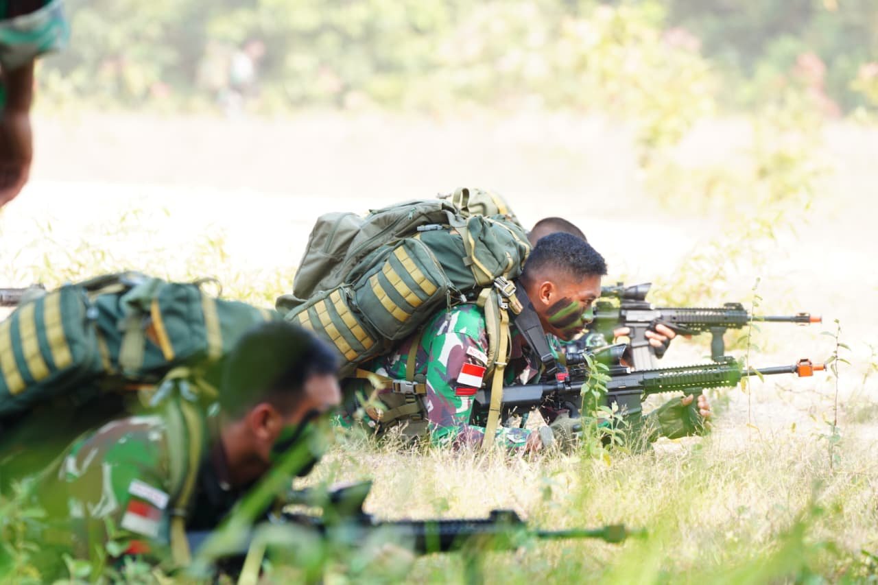 Prajurit TNI Asah Kemampuan Mobil Udara dalam Super Garuda Shield 2025