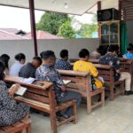 Kapolres Maybrat Sampaikan Pesan Kamtibmas di Jemaat GKI Sion Kumurkek