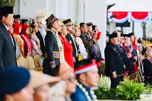 Panglima TNI Hadiri Upacara Peringatan Detik-Detik Proklamasi HUT Ke-80 RI di Istana Merdeka