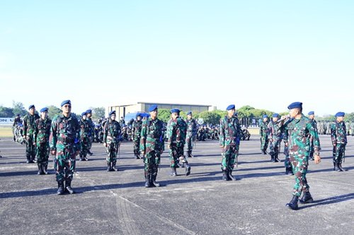 Tingkatkan Kemampuan Prajurit, Lanud Sultan Hasanuddin Gelar Minggu Militer