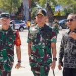 Panglima TNI Dampingi Presiden Prabowo Tinjau Lokasi Pasca Banjir di Bali