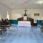 Satgas Yonif 312/KH dan Jemaat Bupul 12 Rayakan Kebersamaan dalam Ibadah Minggu