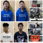Polres Sragen Tetapkan 4 Tersangka Aksi Anarkis: Perusak Pos Polisi dan Pencuri Aset Dishub