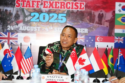 Staffex Super Garuda Shield 2025 Satukan Visi Operasi Militer Global